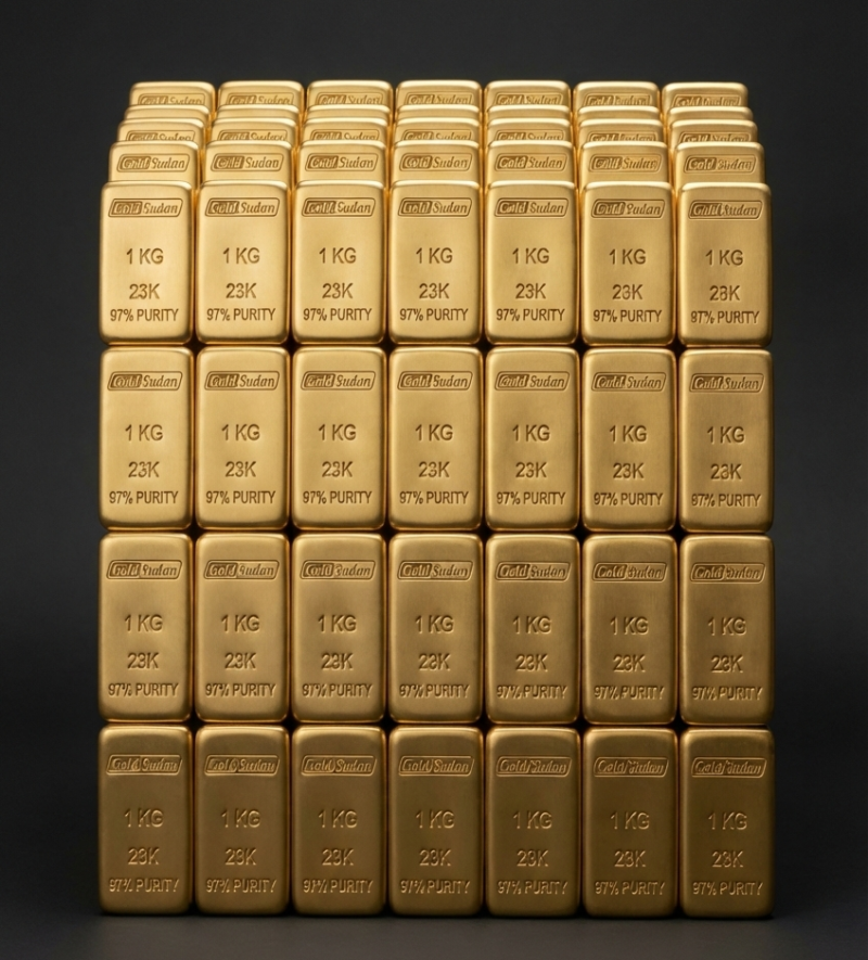 60kg 23K (23 Karat) Gold Dore Bars 97% Purity Export for Sale – Sudan ...